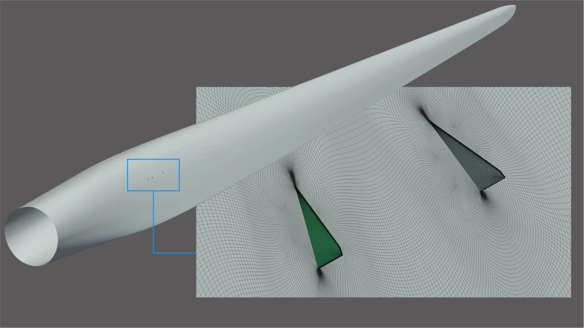 Vortex Generator in wind turbine
