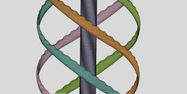 Meshing Serrated and Wavy Blade Edges for Wind Turbine Noise Reduction