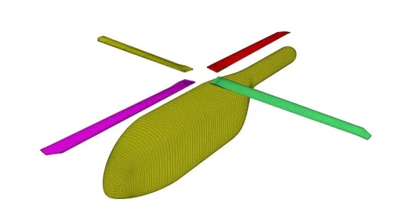 Helicopter Rotor CFD Simulation