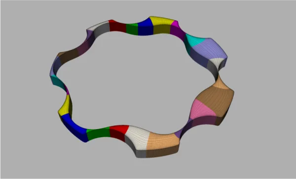 Automated Hexahedral Meshing of Gerotor Pumps