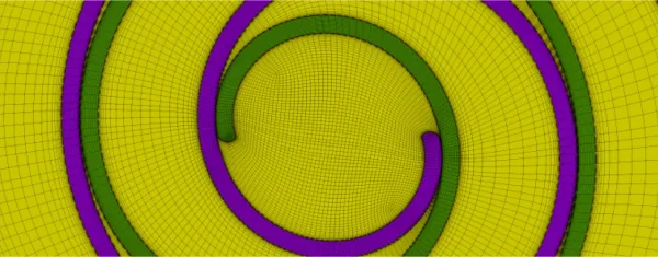 Solid scroll compressor