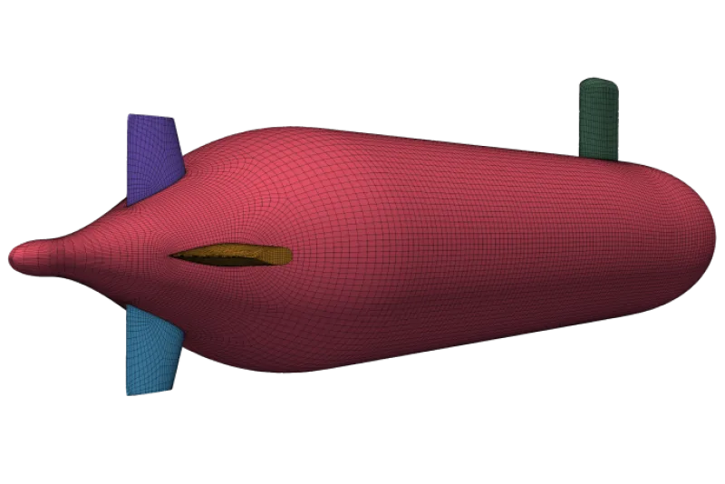 Submarine_structured meshing