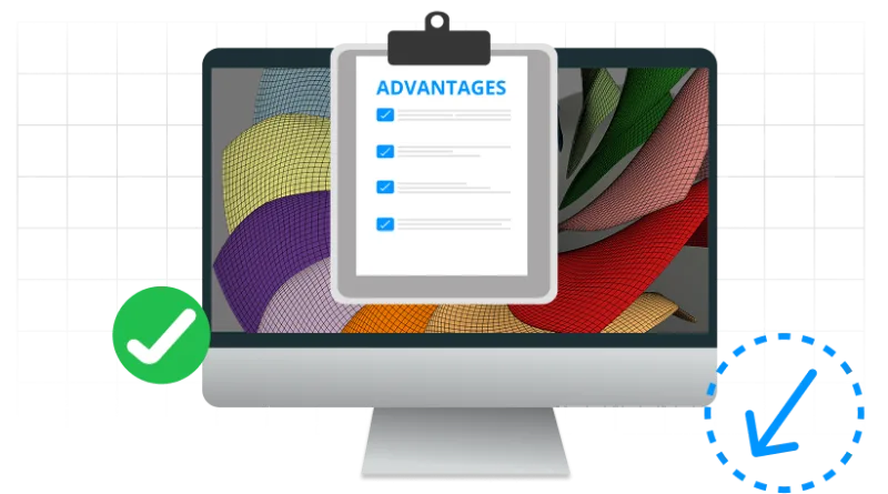 Advantages structured mesh