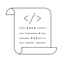 Scripting icon desk_black